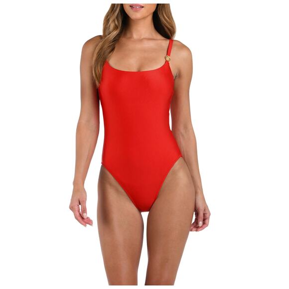 L'AGENCE Remi Shimmer One-Piece Swimsuit Size Small - Picture 1 of 11